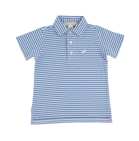 Prim & Proper Polo Barbados Blue Stripe/Multicolor