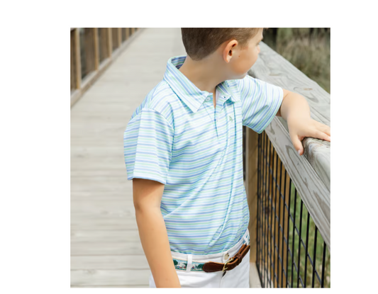 Henry Performance Polo Short Sleeve Leaf