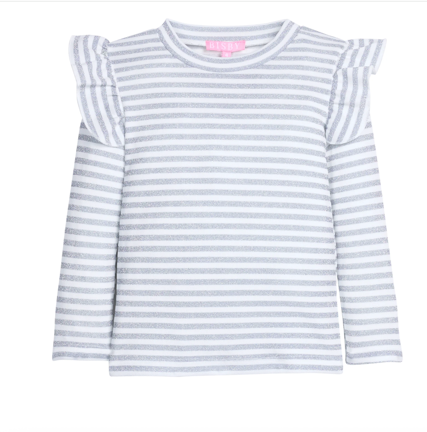Sadie Top - Silver Stripe