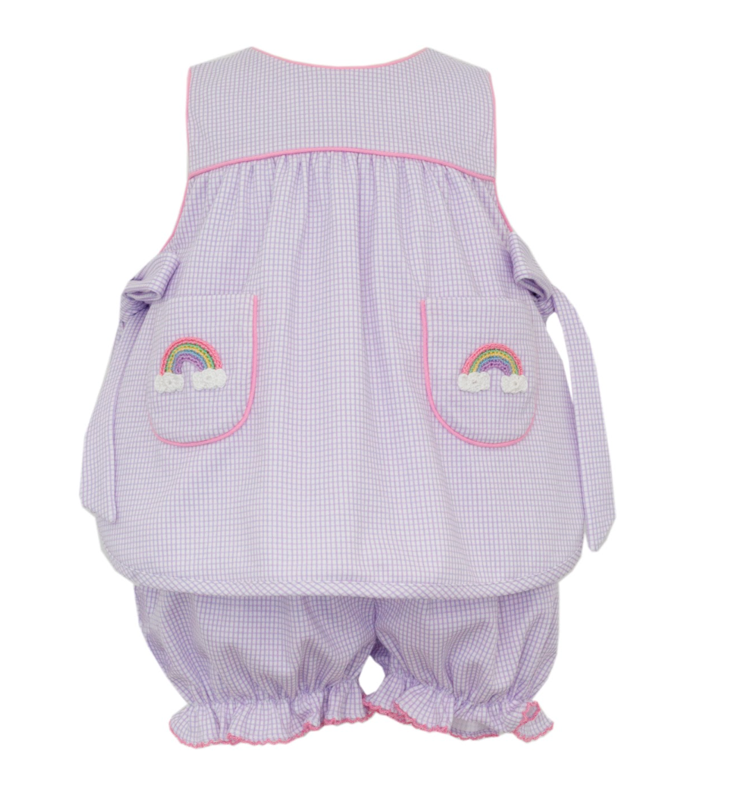 Rainbow Knit Bloomer Set