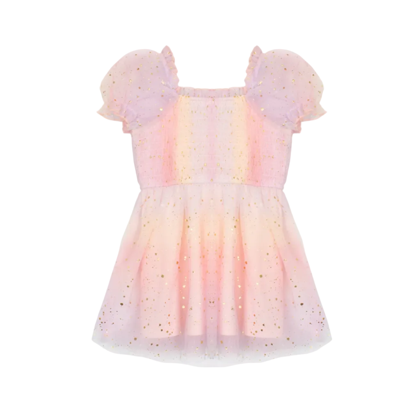 Sprinkles Puff Sleeve Dress