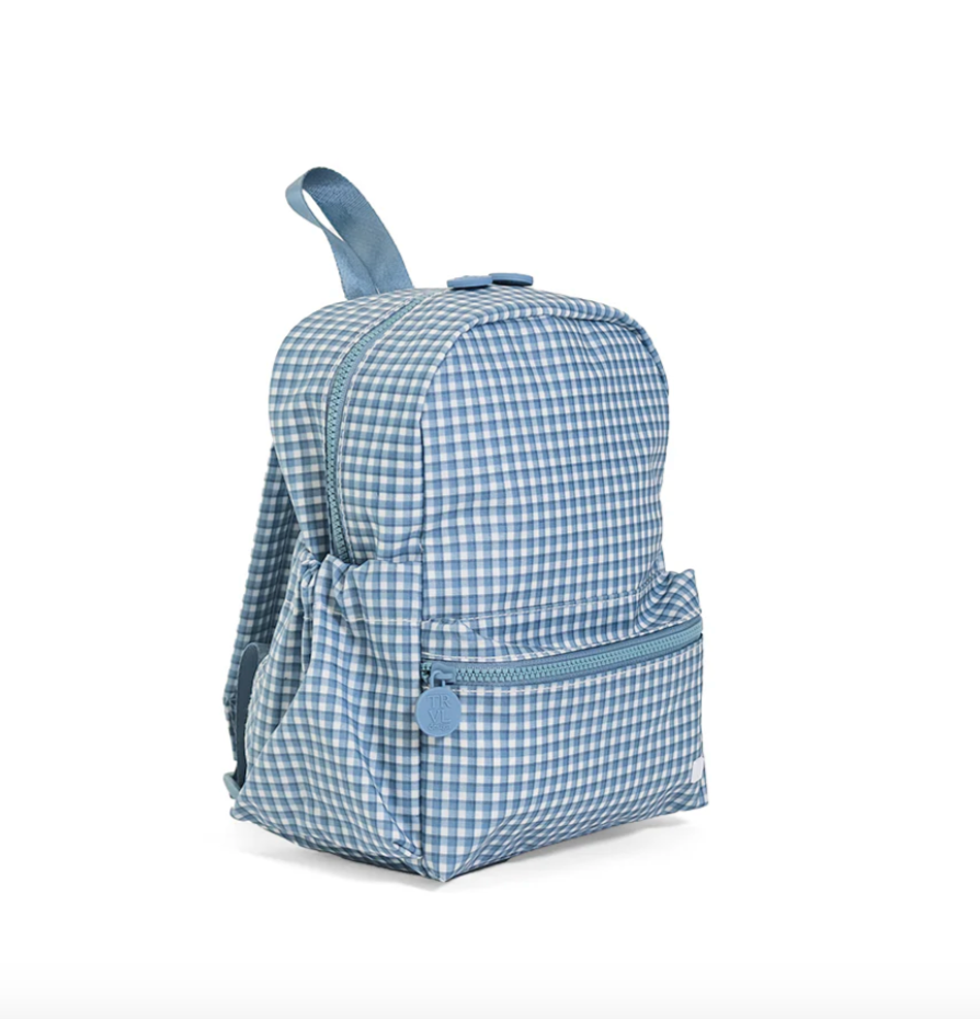 MINI BACKER - RODEO CHECK INDIGO