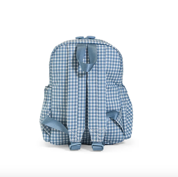 MINI BACKER - RODEO CHECK INDIGO