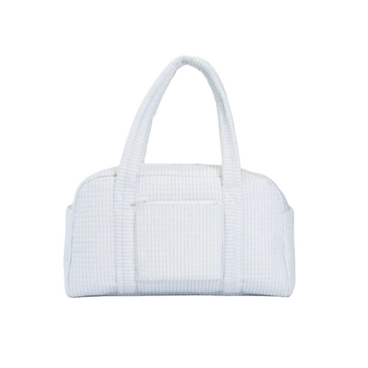 Quilted Grande Duffel - Pimlico Stripe Blue