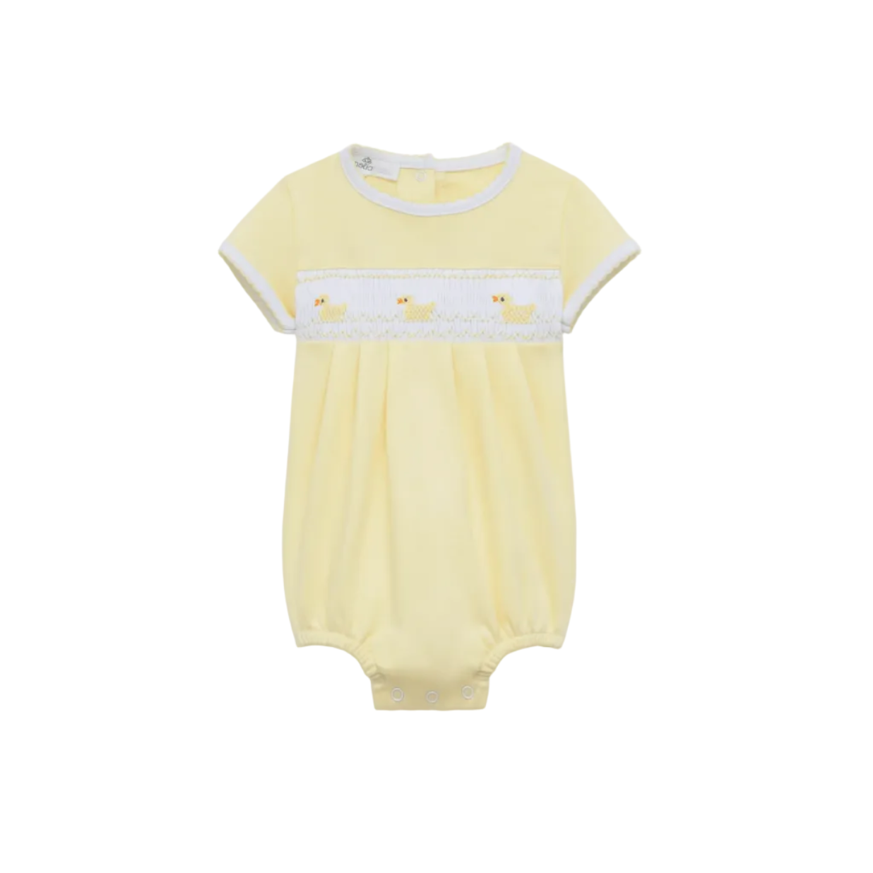 LITTLE DUCKLINGS CLASSICS SMOCKED BUBBLE - YELLOW