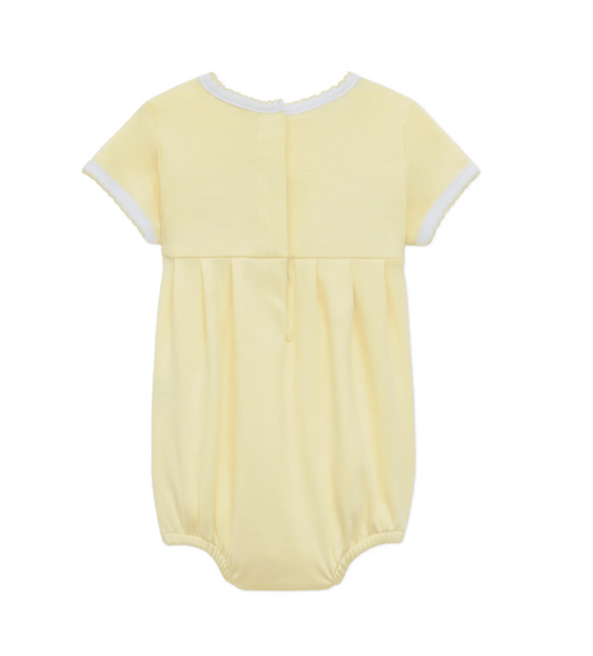 LITTLE DUCKLINGS CLASSICS SMOCKED BUBBLE - YELLOW