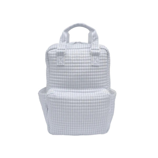 Quilted All You Need Bag- Pimlico Stripe Blue