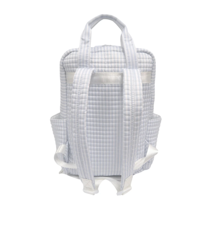 Quilted All You Need Bag- Pimlico Stripe Blue