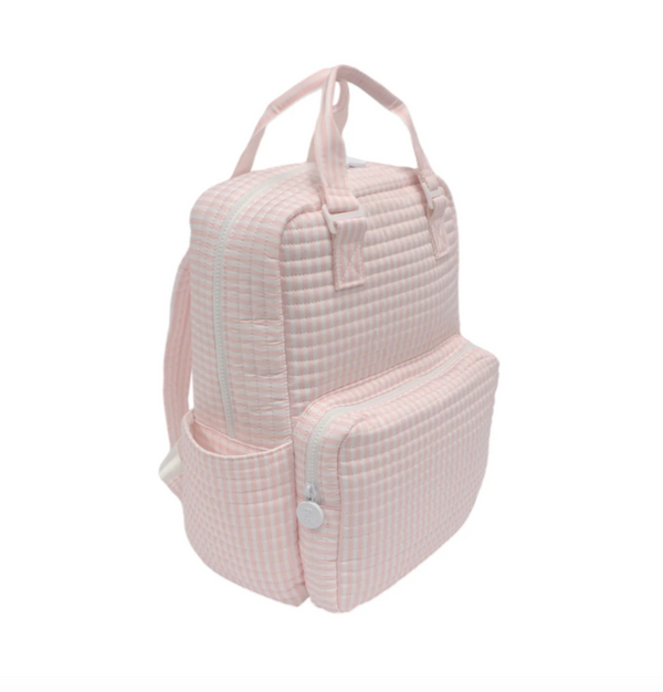 Quilted All You Need Bag- Pimlico Stripe Pink