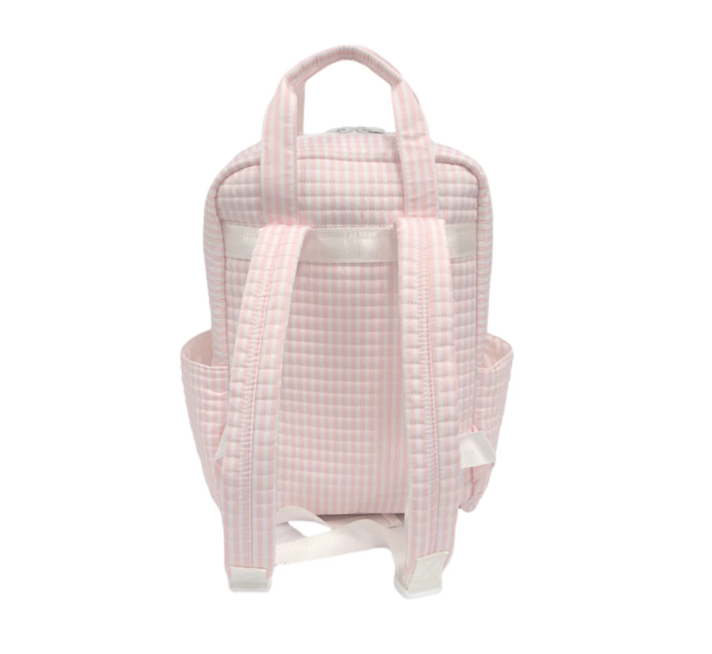 Quilted All You Need Bag- Pimlico Stripe Pink