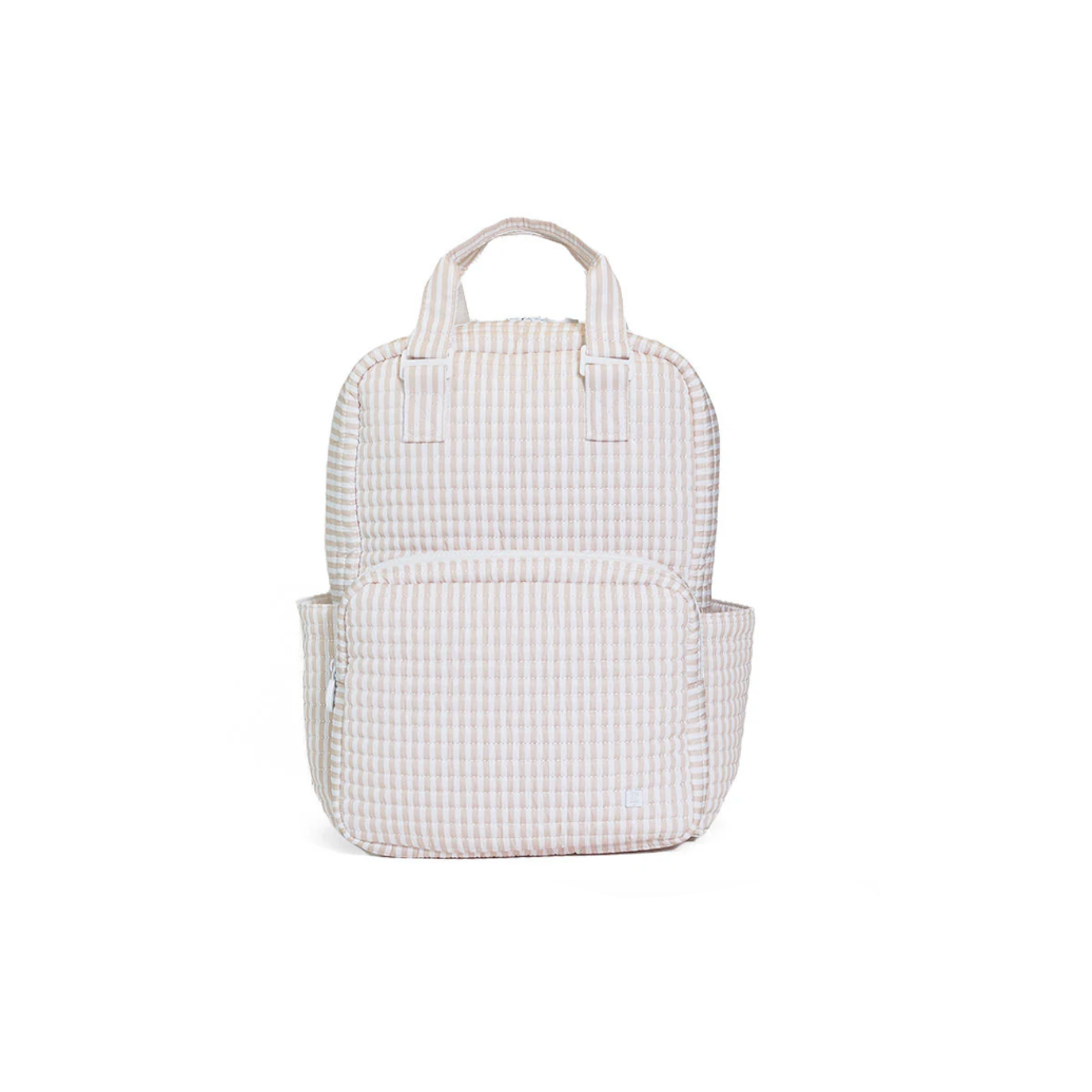 Quilted All You Need Bag- Pimlico Stripe Sand