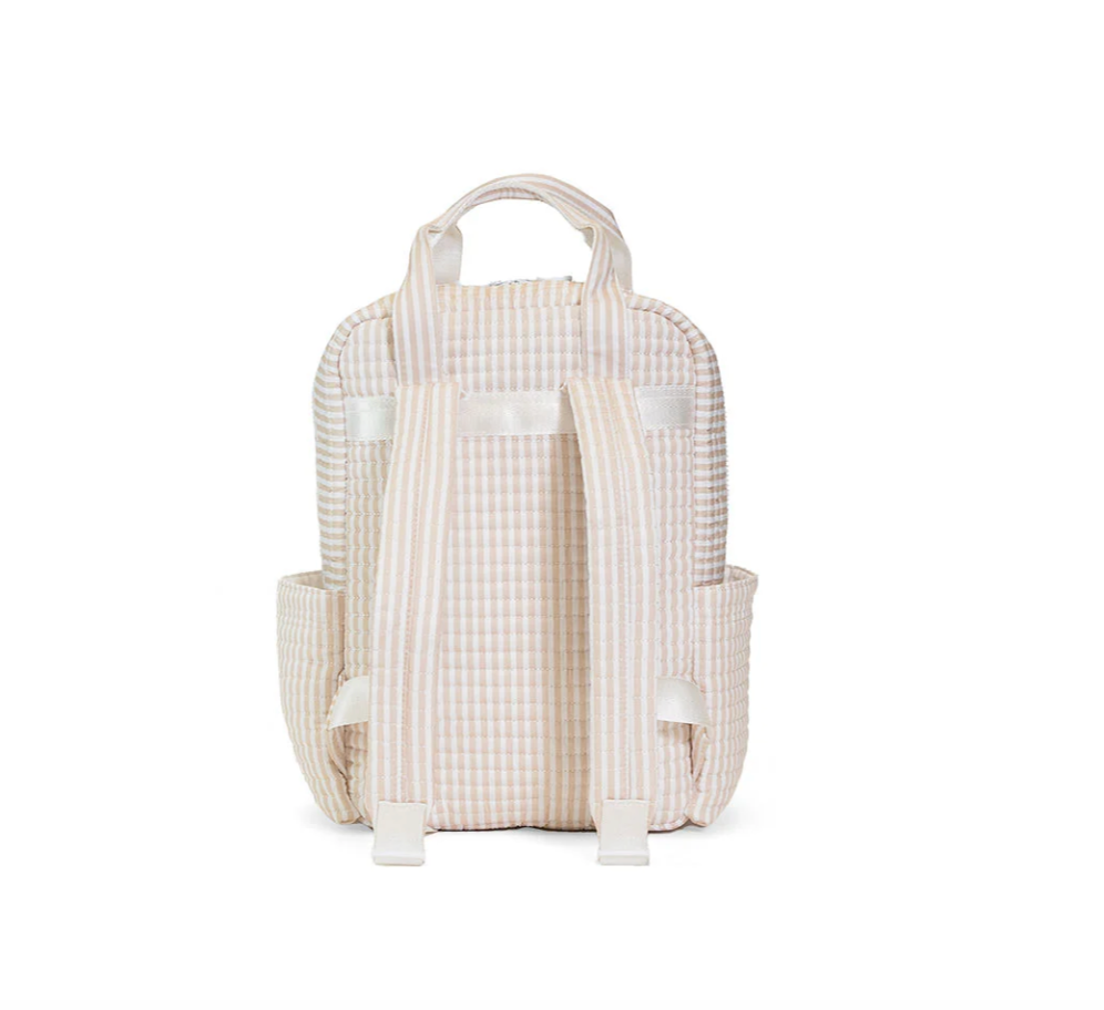 Quilted All You Need Bag- Pimlico Stripe Sand
