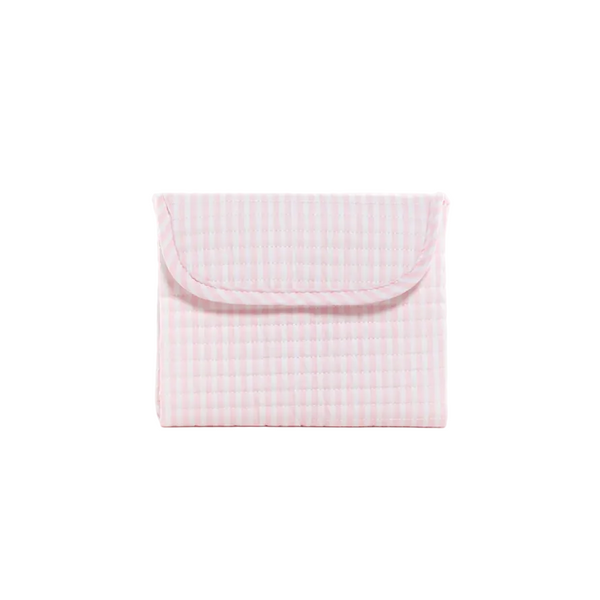 Quilted Changing Mat- Pimlico Stripe Pink