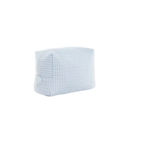 Quilted Everyday Bag- Pimlico Stripe Blue