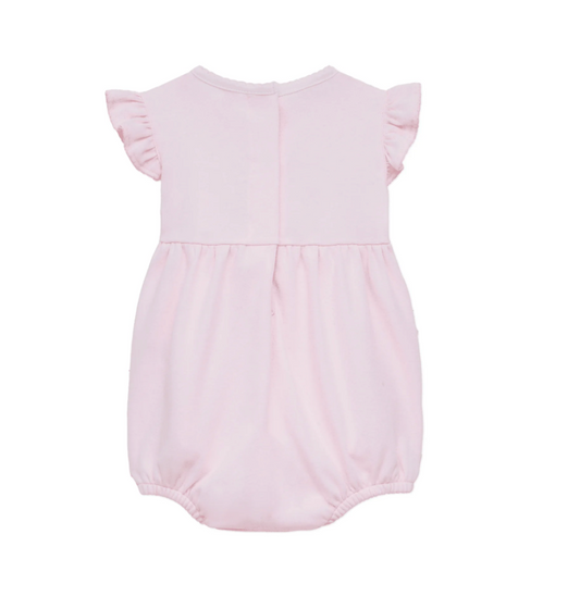 LITTLE DUCKLINGS SMOCKED BUBBLE - PINK
