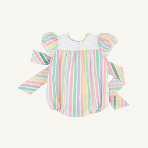 Short Sleeve Brigantine Bubble-South hampton Stripe/Worth Ave White