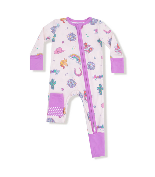 Disco Cowgirl - 2 Way Zipper Romper