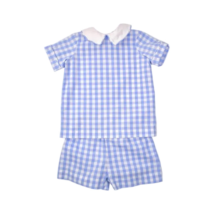 Boys Set- Blue Check
