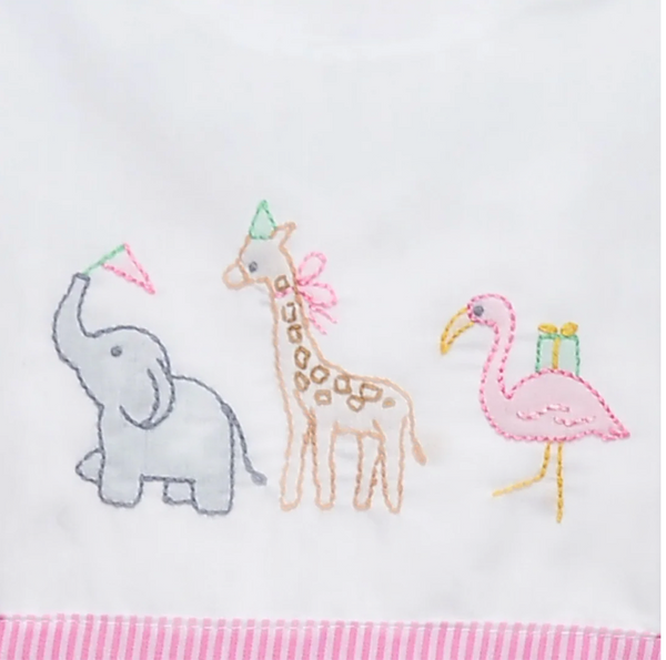 Pink Greer Girl Bubble- Party Animals