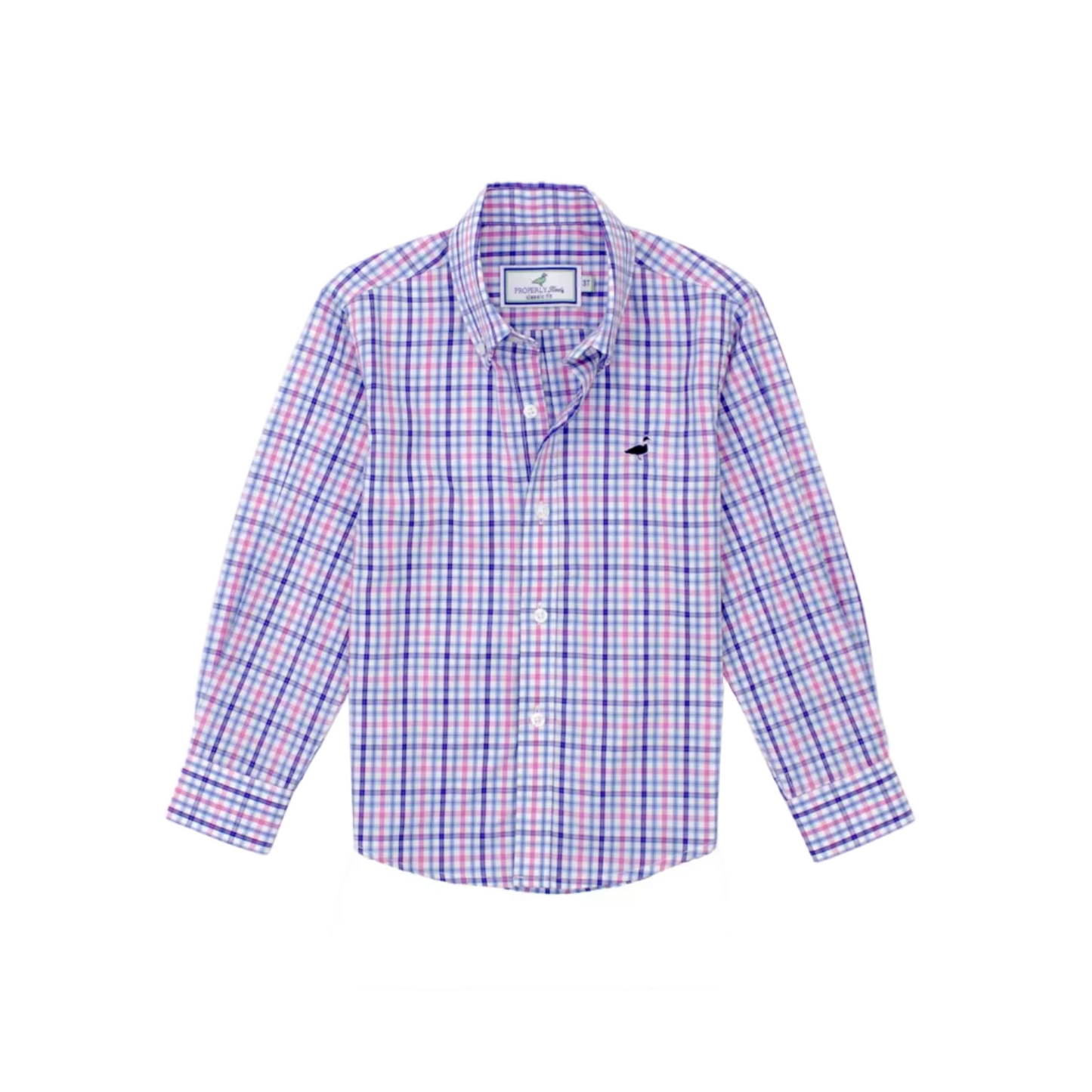 Boys Seasonal Sportshirt Blueberry