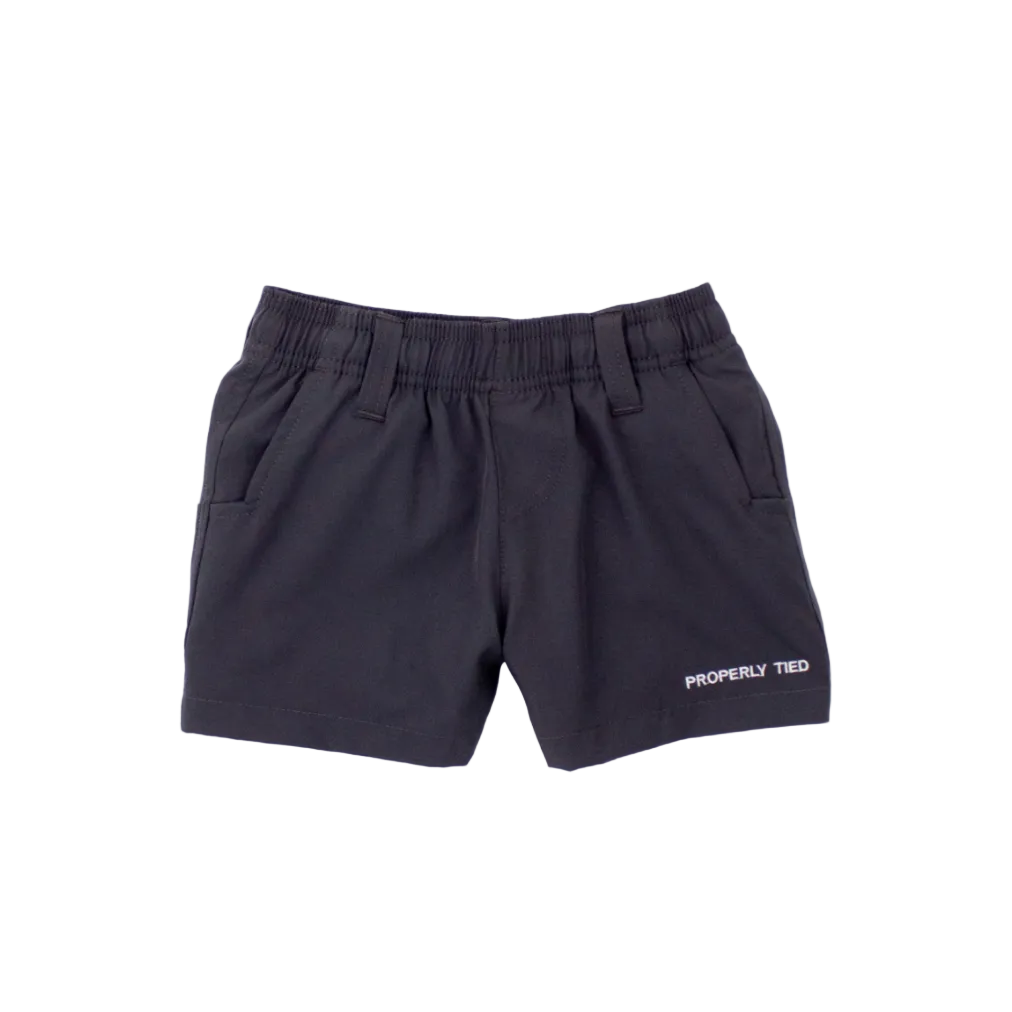 Boys Pintail Short Charcoal
