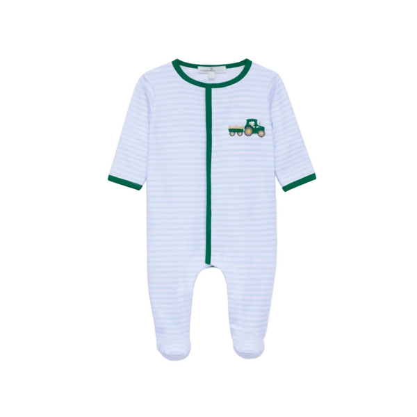 Little Farmer Applique Footie