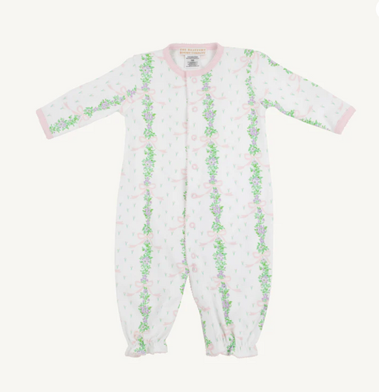 Twinkle Twinkle 2 in 1 gown- Fincastle Floral (small)/Palm Beach Pink