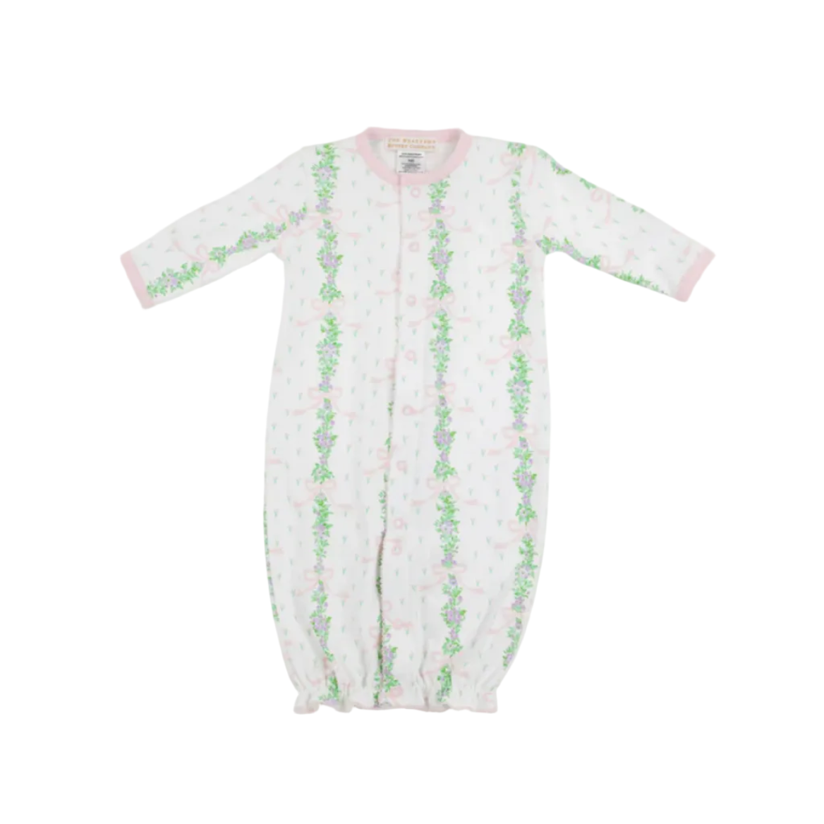 Twinkle Twinkle 2 in 1 gown- Fincastle Floral (small)/Palm Beach Pink