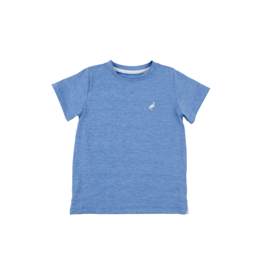 Prepletic Carter Crewneck- Sunrise Blvd Blue/(Heathered) Worth Stork