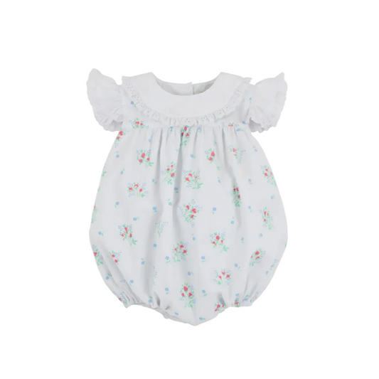 Franny Bea Bubble- Lancaster Gate Garden/Worth Ave White