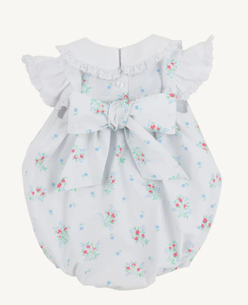 Franny Bea Bubble- Lancaster Gate Garden/Worth Ave White