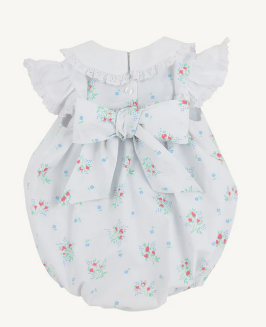 Franny Bea Bubble- Lancaster Gate Garden/Worth Ave White