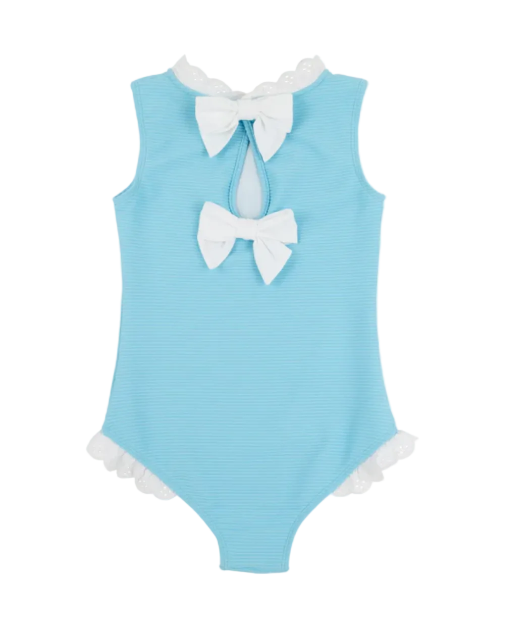 Sleeveless Sarasota Surf Suit- Belhaven Blue/Worth Ave White