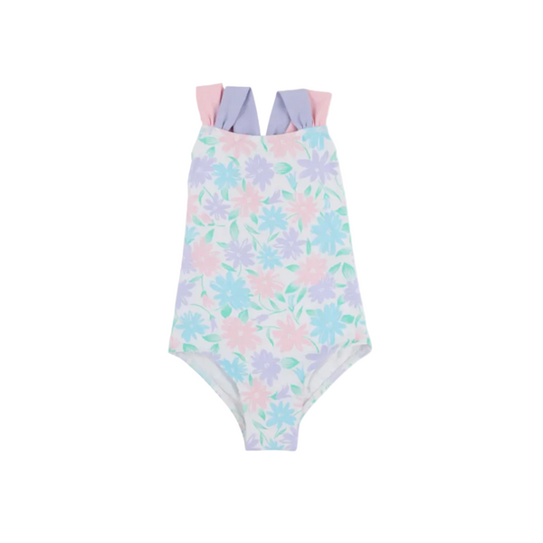 Seabrook Bathing Suit- Glastonbury Blooms/Lauderdale Lavender/Palm Beach Pink