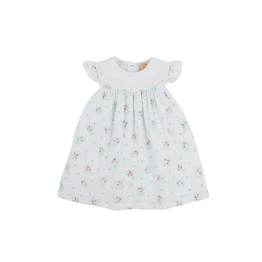 Franny Frock- Lancaster Gate Garden/Worth Ave White
