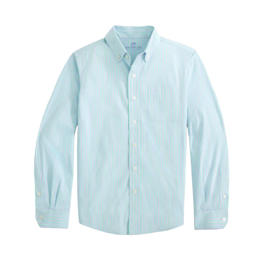 Amelia Island Stripe Charleston Sports Shirt - Ocean Channel