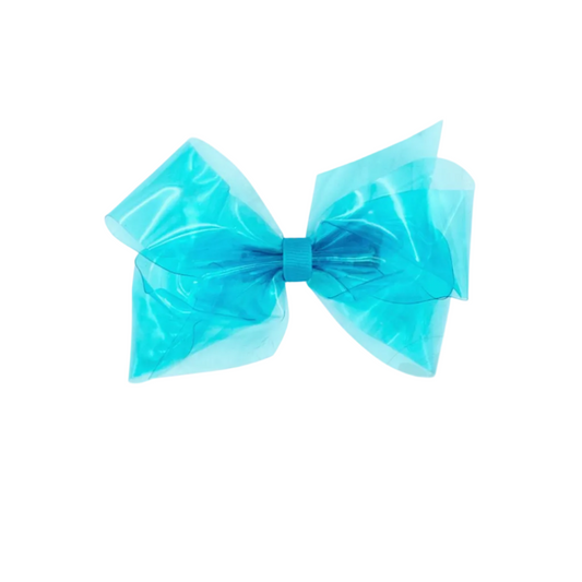 King WeeSplash Colored Swim Bow with Plain Wrap New Turquoise