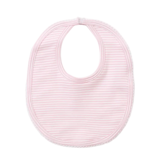 Simple Stripes Pink Bib