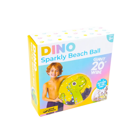Dino Sparkly Beach Ball