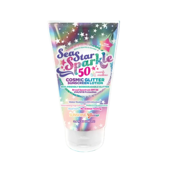 Sea Star Sparkle Mermaid SPF 50 Glitter Sunscreen - Marshmallow