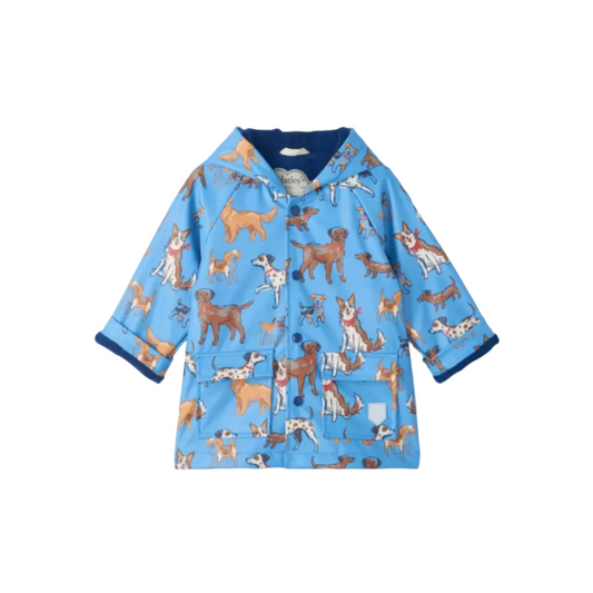 Little Pups Blue Rain Coat