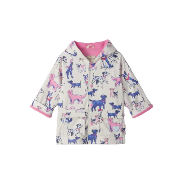 Little Pups Pink Rain Coat