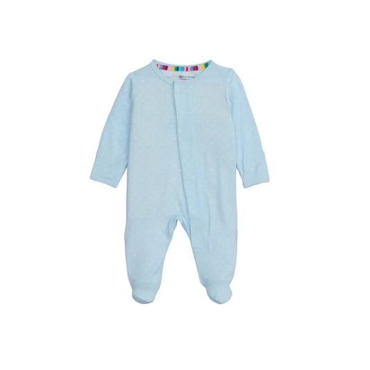 Magnetic Footie Pin Dot  Modal Blue