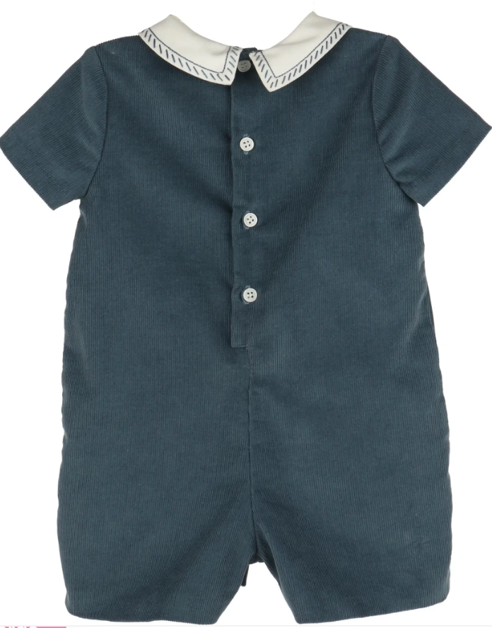 Cozy Corduroy Boy Bubble, Blue