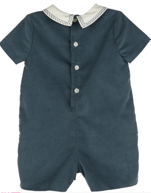 Cozy Corduroy Boy Bubble, Blue