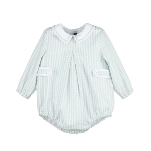 Frosty Check Boy Bubble, Blue