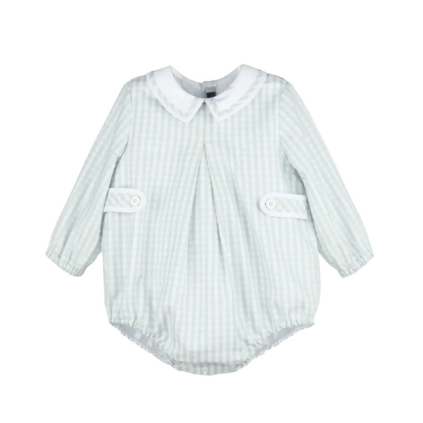 Frosty Check Boy Bubble, Blue