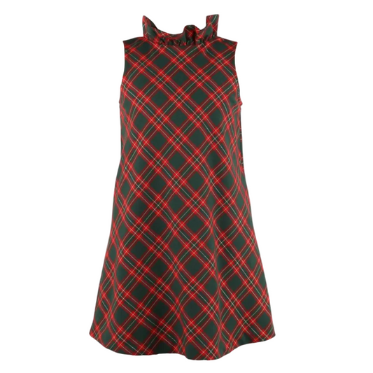 The Blair Plaid Dress, Red