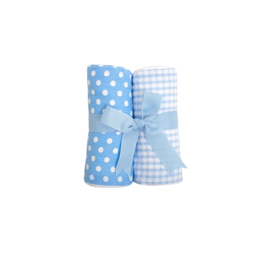 Golf Set Of Two Burp Cloths