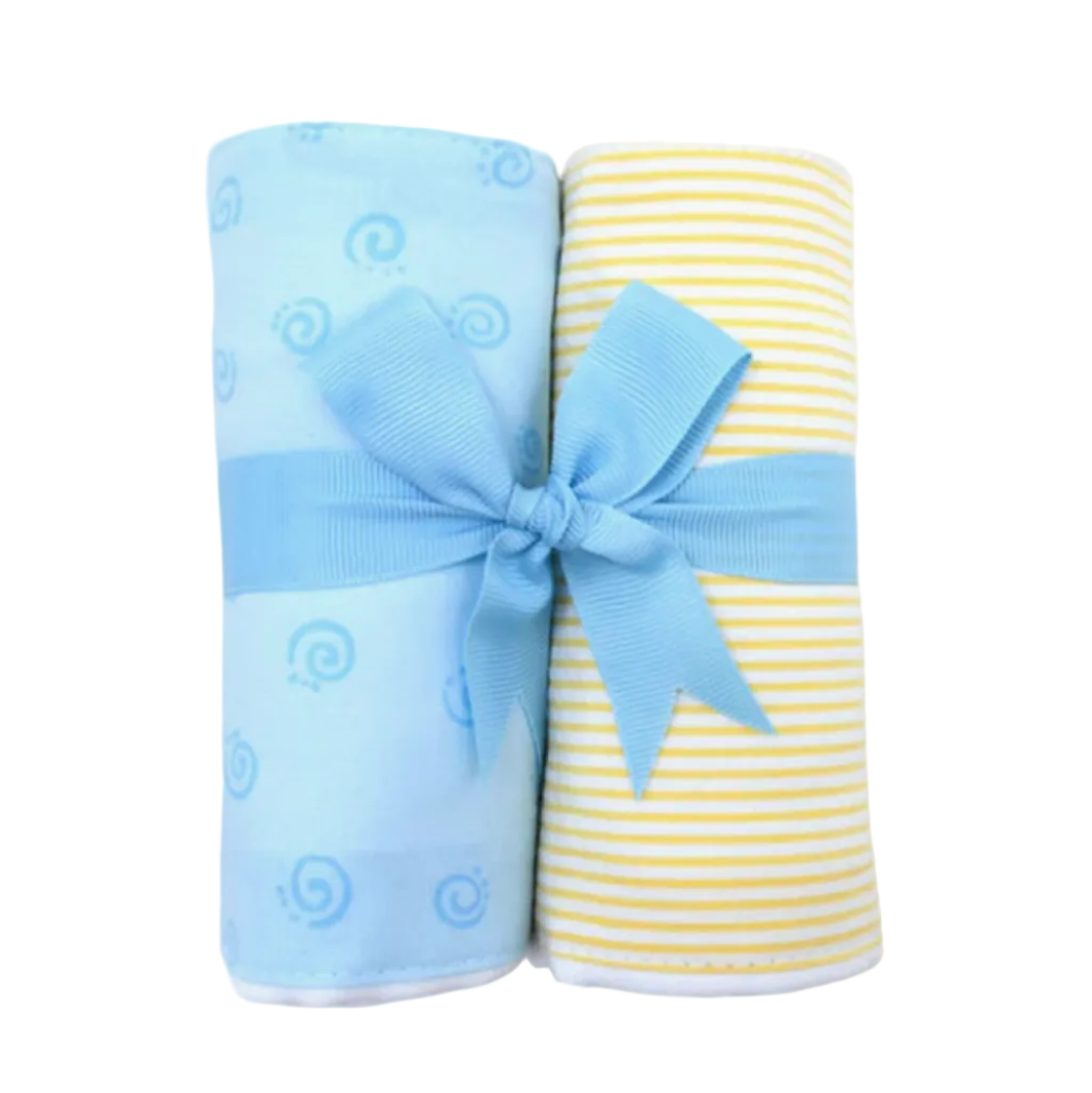 Duck Set Of Two Burp Cloths